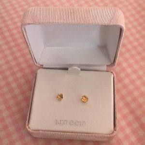 14k earring studs real 14k gold studs